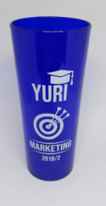Copos Long Drink Formatura Marketing Azul